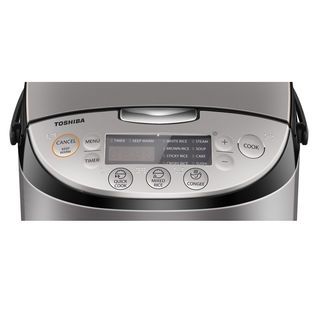 TOSHIBA หม้อหุงข้าวดิจิตอล ขนาด 1.8 ลิตร รุ่น RC-T18DR2 สีเงิน