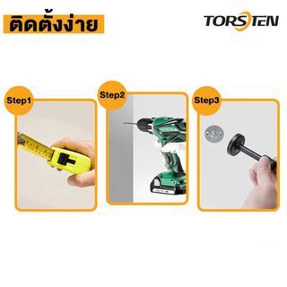 TORSTEN กันชนประตูแม่เหล็ก PQS-BNE-4CB สีทองแดงรมดำ