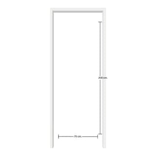 BATHIC วงกบประตู UPVC FU1 70x200 ซม.สีขาว