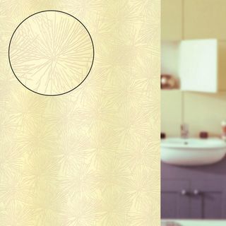 WSP ม่านห้องน้ำ PVC รุ่น SCB-1/B-5 ขนาด 180x180 ซม. สีเบจ