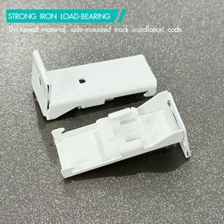 DAVINCI ขายึดแบบผนังเดี่ยว (อุปกรณ์เสริมรางผ้าม่านแบบยืดหดได้) รุ่น Jolie ขนาด 5.3x2.3x2.3 ซม. สีขาว 