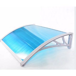 WELLINGTAN ชุดกันสาดโพลีคาร์บอเนต NWT08-1 ขนาด 100x150 ซม. 6มม. สีน้ำเงิน