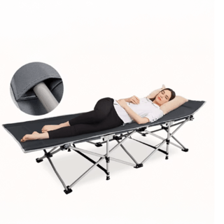 SUMMER SET เตียงพับ รุ่น TARU  68X190X49CM สีเทา 