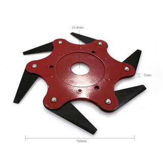 TUF ใบตัดดาวกระจาย 6แฉก รุ่นKTH-13 ขนาด6  สีแดง