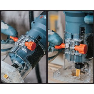 SENIX เครื่องทริมเมอร์ไฟฟ้า 1/4นิ้ว 510W รุ่น PRE5.1-M-EU สีน้ำเงิน - ดำ