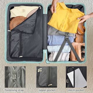 WETZLARS กระเป๋าเดินทาง ขนาด 28 นิ้ว รุ่น Winter-01 ขนาด 30x47.50x73.50 ซม. สีฟ้าสกาย