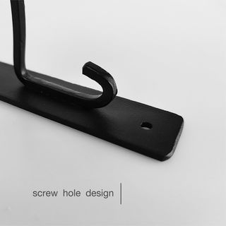 ฉากรับชั้น ขนาด18X24X1ซม. รุ่น LW06-BK  สีดำ