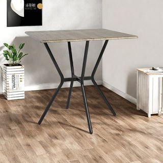 Delicato ชุดโต๊ะอาหาร 2 ที่นั่ง รุ่น Yuki โต๊ะ:75X75x76 ซม. เก้าอี้:46X51X82ซม. สีน้ำตาลอ่อน