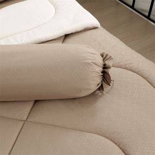 Truffle ชุดผ้าปูที่นอน 5 ชิ้น รุ่น Kina-01 ขนาด 5 ฟุต สีกากี