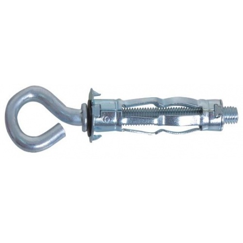 พุคเหล็กยิบซั่มห่วงกลม 6x58mm. รุ่น EO-006 (4ชิ้น/แพ็ค) FIX-XY