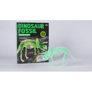 TOYS  กล่องสุ่มโมเดลคล สำหรับขุดโครงกระดูกไดโนเสาร์เรืองแสง