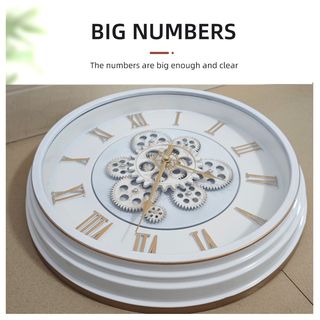 COZY นาฬิกาแขวนผนัง  รุ่น OCTAVIA  ขนาด 45x45x7.5 ซม.  สีขาว