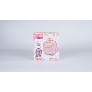 TOYS ของเล่นชุดกระเป๋าเครื่องครัวพร้อมอุปกรณ์ # 2501-1 ขนาด 19.5x13.5x21.5 ซม.