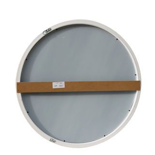 Nice กระจกมีกรอบทรงกลม (PS) รุ่น คากามิ-01 ขนาด 60x60 ซม. สีไม้ธรรมชาติ 