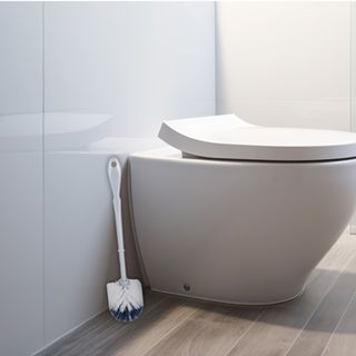 Iclean แปรงขัดสุขภัณฑ์หัวกลม GTG56252 ขนาด 8.5x8.5x38 cm. สีทูโทน