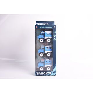 TOYS ของเล่นชุดรถตำรวจ บรรจุ3คัน สีฟ้า#99832-10(15.5x9x37.5ซม.)
 