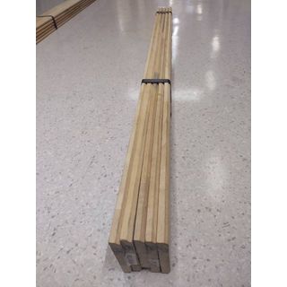 GREAT WOOD ฝ้าระแนงไม้ ไม้ยางพาราจ๊อยส์ BC (1x5) 1/2