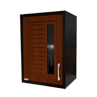 CLOSE ตู้แขวนเดี่ยว  ABS  BROWNIE 46x66x34 ซม. สีน้ำตาลพรีเมี่ยม