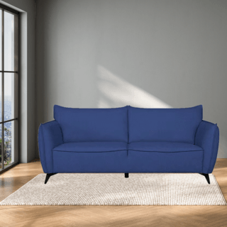 PULITO โซฟาผ้า 2 ที่นั่ง รุ่น Xandra – 01 ขนาด 86x196x82 ซม.สีน้ำเงิน