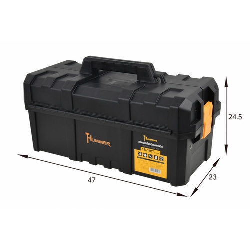 HUMMER กล่องเครื่องมือพลาสติก Cantilever (มีชั้นด้านใน) 18-1/2” รุ่น 320350