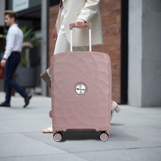 WETZLARS กระเป๋าเดินทาง ขนาด 20 นิ้ว  รุ่น Marvin-02 ขนาด 20.50x37x55 ซม. สีชมพูซากุระ