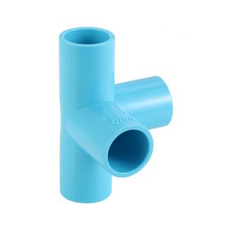 VAVO สี่ทางตั้งฉาก หนา 1/2 ”(18)  สีฟ้า