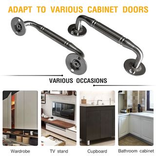 TORSTEN มือจับประตูสเตนเลส รุ่น 115T-2 ขนาด 5นิ้ว สีสเตนเลส