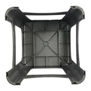 SUMMER SET เก้าอี้พลาสติกทรงเหลี่ยม ลายหวาย รุ่นแบมบู FT-232/A สีเทามุก 