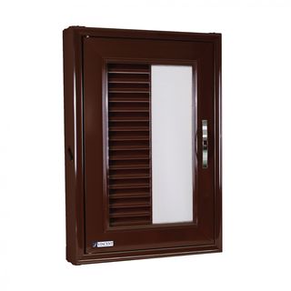 WT บานซิงค์เดี่ยว 45x65CM. RZ-901 สีโอ๊ค