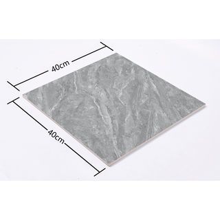 Marbella กระเบื้องเซรามิคปูพื้น 16x16 นิ้ว รุ่น คันไซต์ ไวท์ เกรย์  PT0415 Matt (12P)