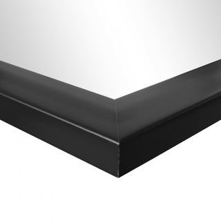 Nice กระจกมีกรอบ (PS)  รุ่น สลิม-แบล็ค ขนาด 30x90 ซม. สีดำ