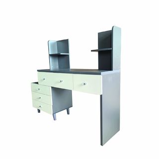 (1/2)DELICATO โต๊ะเครื่องแป้ง รุ่น TARO ขนาด 115x40x120 ซม.สีเทา 