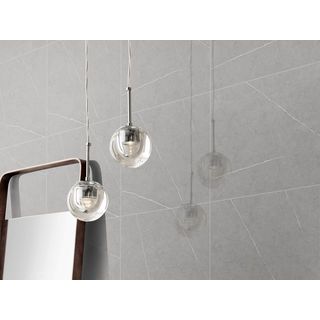La Arezza กระเบื้องพอร์ซเลน 60x60 ซม. Marbla ออเดซเซ่ เกรย์ P6046 Polished Glazed Tile (4P) Random
