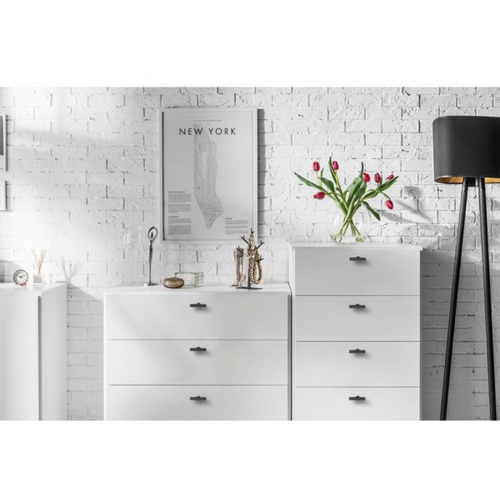 TORSTEN มือจับเฟอร์นิเจอร์อลูมิเนียมอัลลอยด์ 61x12x34 มม. รุ่น OKL005-02-BK สีดำ