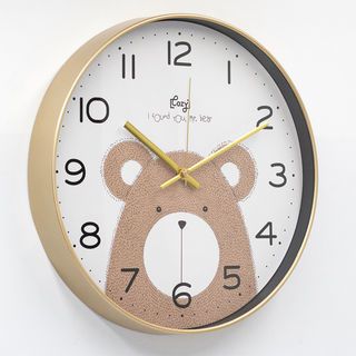 COZY นาฬิกาแขวนผนัง รุ่น Teddy ขนาด 30×30×4.3 ซม. สีขาว