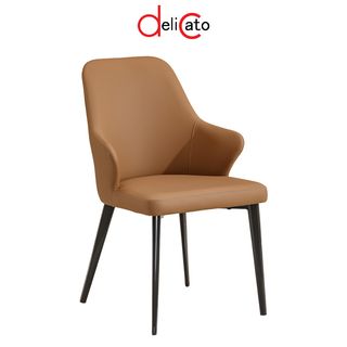 DELICATO เก้าอี้รับประทานอาหาร รุ่น Nami-02 ขนาด 54x59x84 ซม. สีน้ำตาล