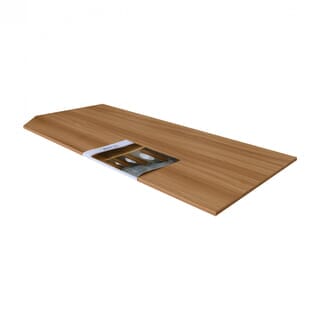 VERNO แผงกั้นโถปัสสาวะ PVC  ขนาด 120x55x1.2ซม. รุ่น BP-01 สีน้ำตาล (½)