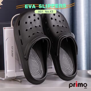 PRIMO รองเท้าแตะลำลอง EVA A51 No.43 สีดำ