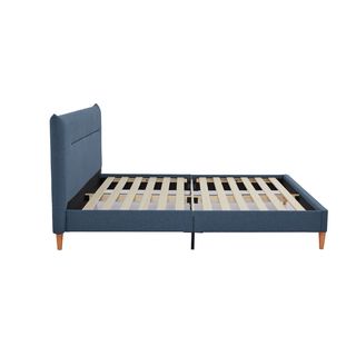 TRUFFLE เตียงนอนหัวเบาะ รุ่น VANNES-CB ขนาด 180x200 ซม. (6ฟุต) สีน้ำเงินโคบอลต์