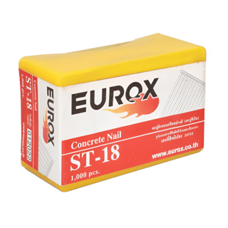 EUROX ตะปูปืนลมขาเดี่ยวยิงคอนกรีต มีหัวตะปู รุ่น ST-18 สีเงิน