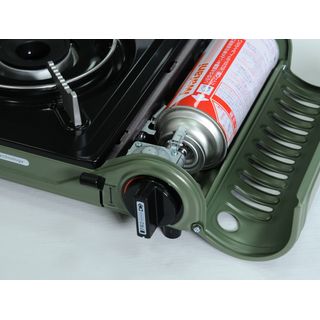 FIGTHER เตาพกพา JUNGLE สีเขียว-ดำ