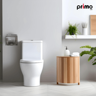 Primo กล่องกระดาษชำระ แบบม้วนและแบบแผ่น รุ่น 3TLZJ-02 สีเทา