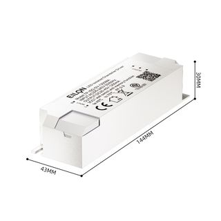 EILON แอลอีดี ไดร์เวอร์ 50W  Isolated 1200mA (ควบคุม 3 สี) รุ่น TP-ISO-DV-1200MA  IP20 สีขาว