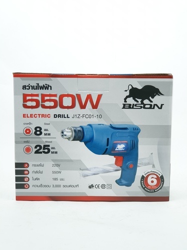 BISON สว่านไฟฟ้า 10 มม. 550W รุ่น J1Z-FC01-10