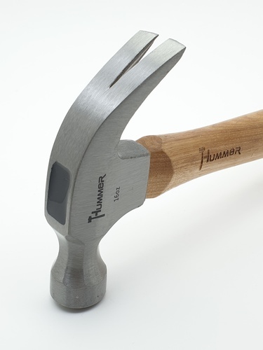 HUMMER ค้อนหงอนด้ามไม้ HICKORY หัวเว้า รุ่น CH-16W 16oz