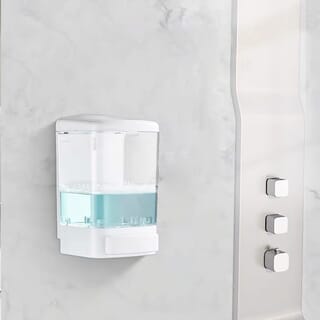 Primo ที่กดสบู่เหลว 1 ช่อง ความจุ 1 ลิตร รุ่น SD34 ขนาด  11.3x11.5x19.8ซม. สีขาว