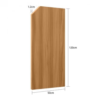 VERNO แผงกั้นโถปัสสาวะ PVC  ขนาด 120x55x1.2ซม. รุ่น BP-01 สีน้ำตาล (½)