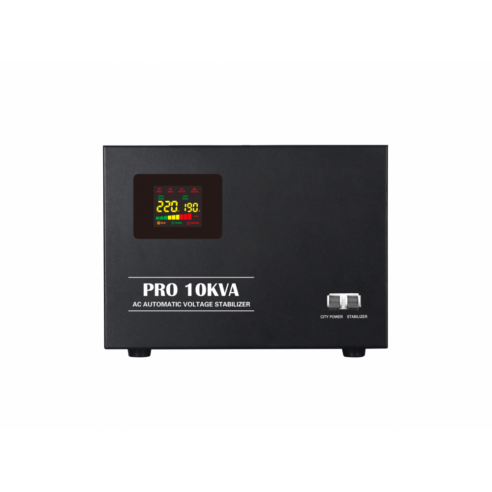 Gentec เครื่องปรับแรงดันกระแสไฟ ขนาด 10KVA รุ่น PRO-10KVA สีดำ