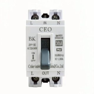 CEO เบรคเกอร์ 2P 30A รุ่น BK-30A สีดำ