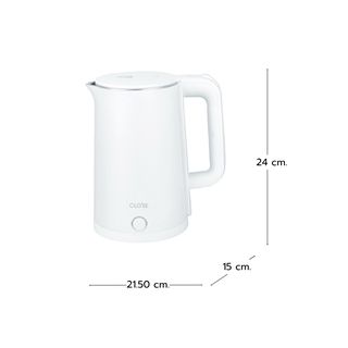 CLOSE กาต้มน้ำไฟฟ้า 2.3 ลิตร รุ่น JSH2501-W สีขาว